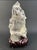 Transparent Early 20th Century Rock Crystal Quartz High Priest on Mountain For Sale - Image 8 of 9