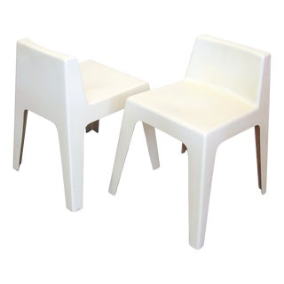 Fiberglass Chairs from Kostka, 1970s, Set of 2 For Sale