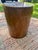 Attributed to William Switzer Postmodern MCM Burl Walnut Drum Table / Nightstand For Sale - Image 9 of 12