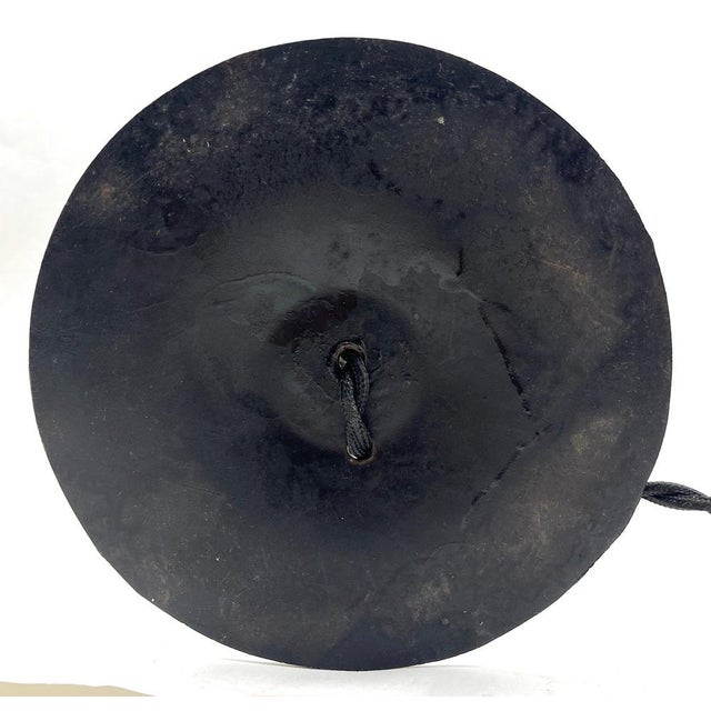 Art Nouveau Table Lamp in Wrought Iron with Glass Shade in the style of Val Saint Lambert, 1930s For Sale - Image 10 of 15