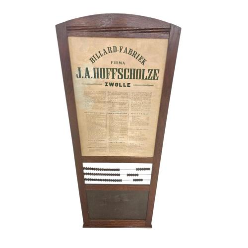 Wall Billiards Scoreboard by J.A. Hoffscholze, 1960s For Sale - Image 7 of 7