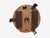 1950s Mid Century Modern, Double Light Floor Lamp, Wood, Brass, Fabric For Sale - Image 12 of 12