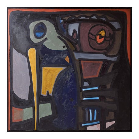 Bob Blankwaard, Abstract Composition, 2000, Oil on Canvas For Sale