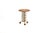 Side Table Wrought Iron Rattan Whimsical Jean Royere Inspired For Sale - Image 6 of 7
