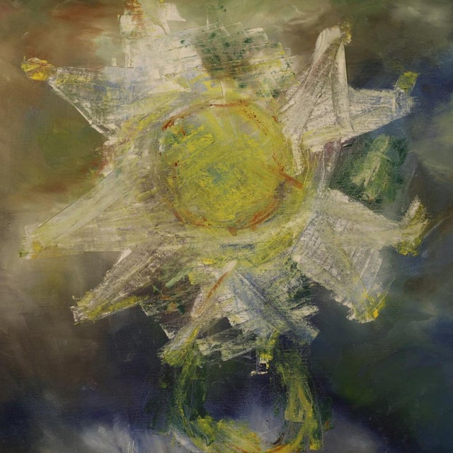 Dutch Artist, Abstract Subject, 1980, Mixed Media on Canvas For Sale - Image 9 of 16