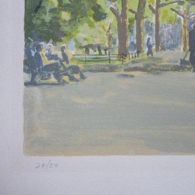 Richard Mills (American, b. 1947), Madison Square/Flatiron Building, 1983. Silkscreen on paper, unframed. Signed, titled...