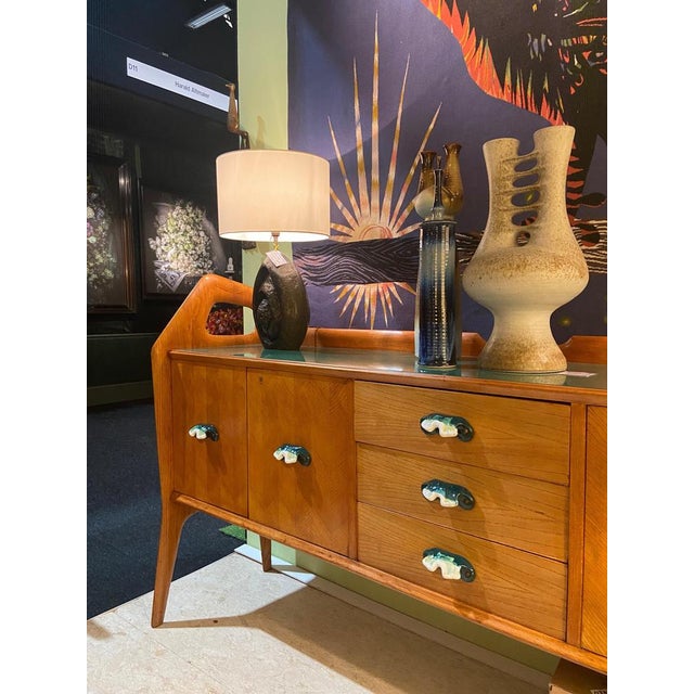 Brutalist Organic Bronze Table Lamp attributed to Robert Phandeve, 1970s For Sale - Image 9 of 11