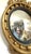 Wood 19th Century Federal Convex Bullseye Mirror With Eagle Pediment and Three Candle Holders For Sale - Image 7 of 18