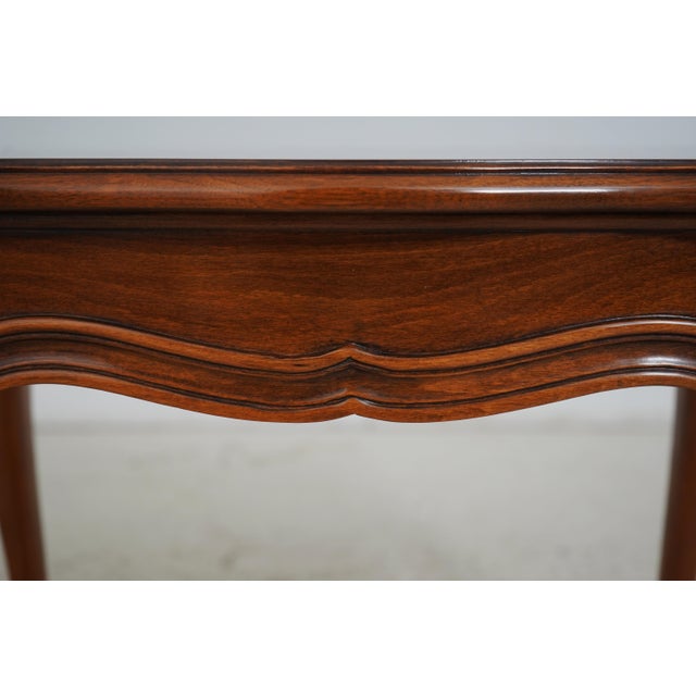 Pair Karges Burl Walnut Louis XV Lamp Tables For Sale In Philadelphia - Image 6 of 12