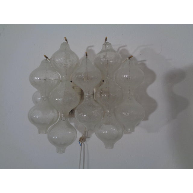 Kalmar Tulipan wall lamp with 3 light sources. All glass pieces are undamaged. I have official proof of authenticity such...