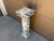 Weathered Neoclassical Cast-Concrete Corinthian Garden Pedestal For Sale - Image 4 of 16