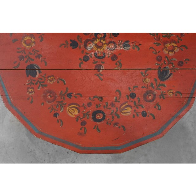 Early 19th Century Hindeloopen Side Table, the Netherlands For Sale - Image 11 of 13