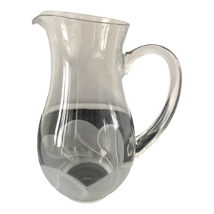 1990s Cristal D’ Arques Florence Crystal Pitcher