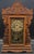 Antique New Haven "Maine Line" 8-Day Striking Stenciled Glass & Wood Case Mantel Clock For Sale - Image 18 of 18