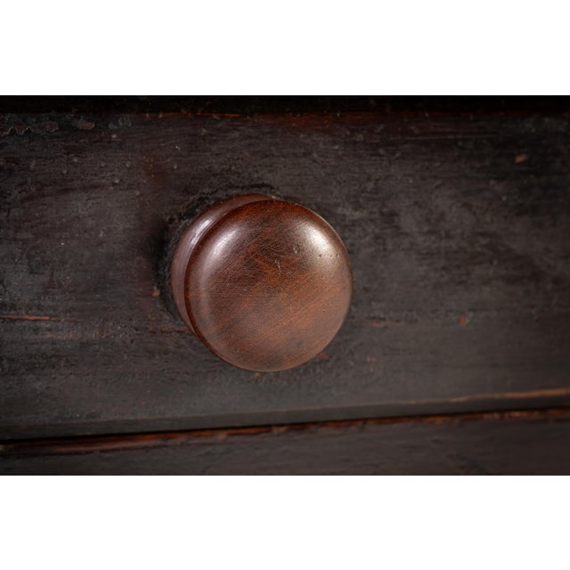 Antique English Farmhouse Table in Pine, 1800s For Sale - Image 10 of 11