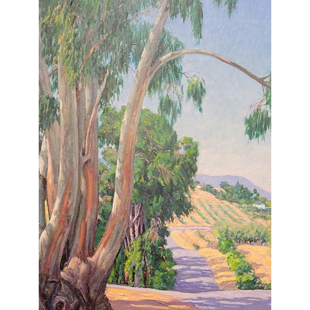 Original Robert Francis Williams landscape painting on artist board. Sonoma County, California artist. Circa. Mid 20th...