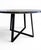 Contemporary dining table crafted from striking grey and white Orobico marble, celebrated for its dramatic veining and...