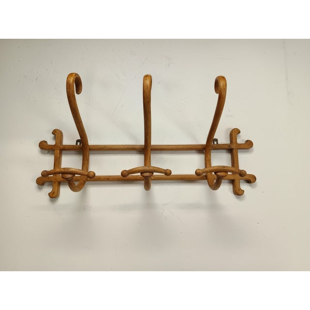 Wall-Mounted Coat Rack from Thonet, 1890s For Sale - Image 15 of 15