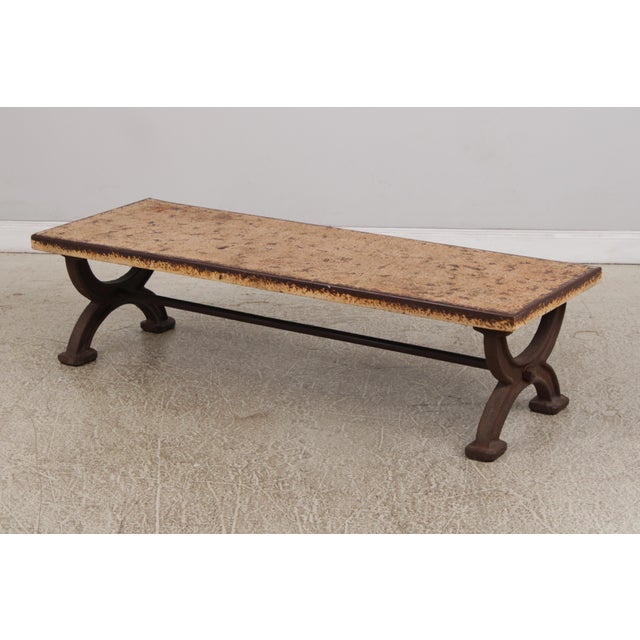 Industrial Restoration Hardware Industrial Steel & Iron Coffee Table For Sale - Image 3 of 14