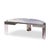 Metal Leon Rosen for Pace Collection Mezzaluna Mid Century Chrome and Stone Desk For Sale - Image 7 of 9