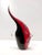Vintage Black and Red Blown Murano Glass Fish, 1980s For Sale - Image 15 of 15
