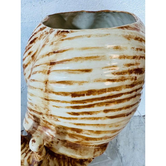 Large Vintage Snail Planter For Sale - Image 4 of 7