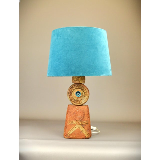 Ceramic Table Lamp by Bernarde Rooke for Kor, England, 1960s For Sale - Image 5 of 10