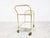 Metal Vintage Brass Drinks Trolley, 1960s For Sale - Image 7 of 12