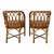 Vintage McGuire Rattan Cross Hatch Dining Chairs - Set of 8 For Sale - Image 9 of 12
