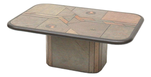 Vintage Brutalist Coffee Table by Fedam, 1980s