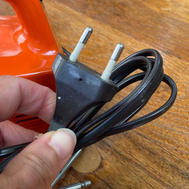 Orange Electric Hand Mixer from Philips, 1970s For Sale - Image 9 of 12