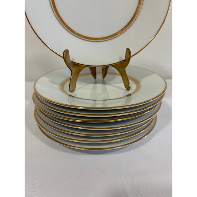 Vintage Noritake Gold Rim China Bread Plates, Set of 8 For Sale - Image 10 of 10