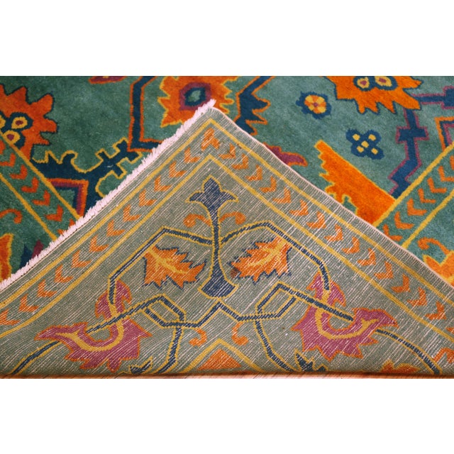 Textile Nazmiyal Collection 16th Century Oushak Inspired Rug For Sale - Image 7 of 7