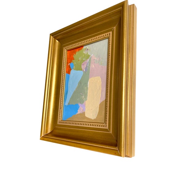 Abstract "Shape Shifter" 2026 Painting With VIntage Frame by Jessalin Beutler For Sale - Image 3 of 4