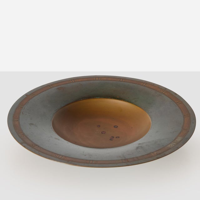 Just Andersen 1940s Bronze Platter by Just Andersen For Sale - Image 4 of 10