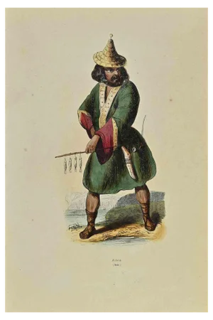 Auguste Wahlen, Ainos, Lithograph, 1844