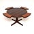 Mid-Century Modern Vintage Danish Flip Flap Lotus Dining Table from Dyrlund, 1960 For Sale - Image 3 of 11