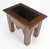 Heavy Solid Mahogany Custom Wood Milling Arts & Crafts 1970s Side End Table MINT For Sale - Image 16 of 16