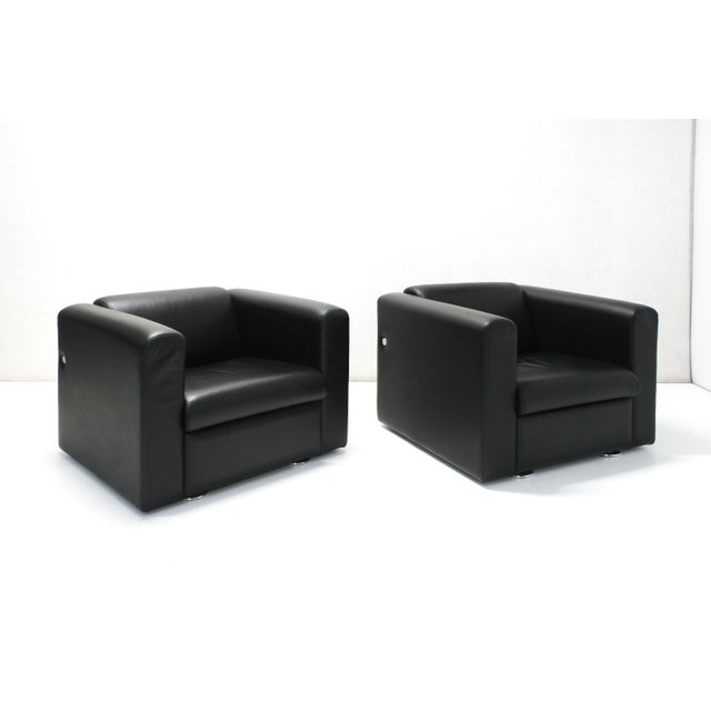 Contemporary 110 Series Model 111 Armchairs by Kho Liang Ie for Artifort, Set of 2 For Sale - Image 3 of 12