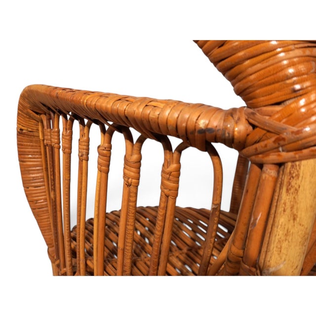 Vintage Rattan Chair from Rohé Noordwolde, 1970 For Sale - Image 17 of 18
