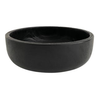 Artisan Crafted Ebonized Bowl For Sale