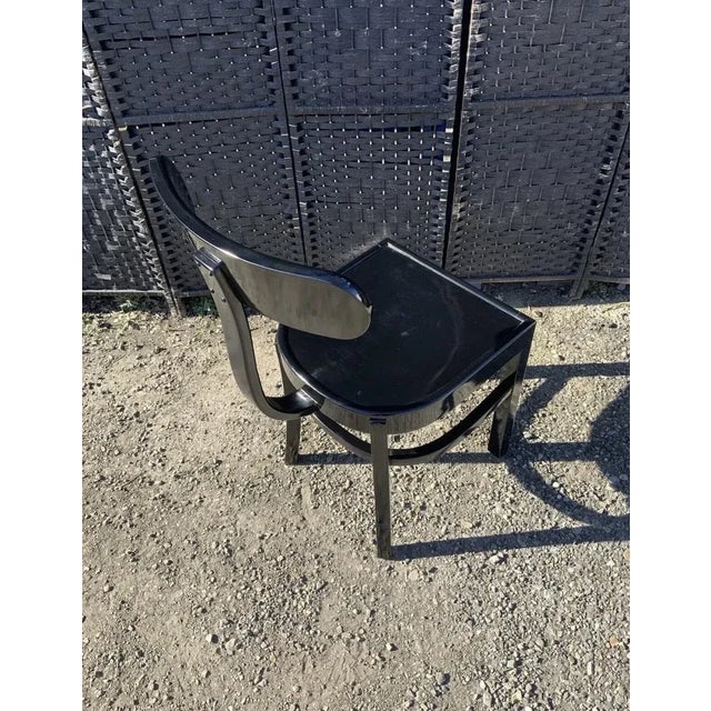 1930s Art Deco No. 401 Side Chair by Lajos Kozma for Szék és Faárugyár Rt, 1930s For Sale - Image 5 of 13