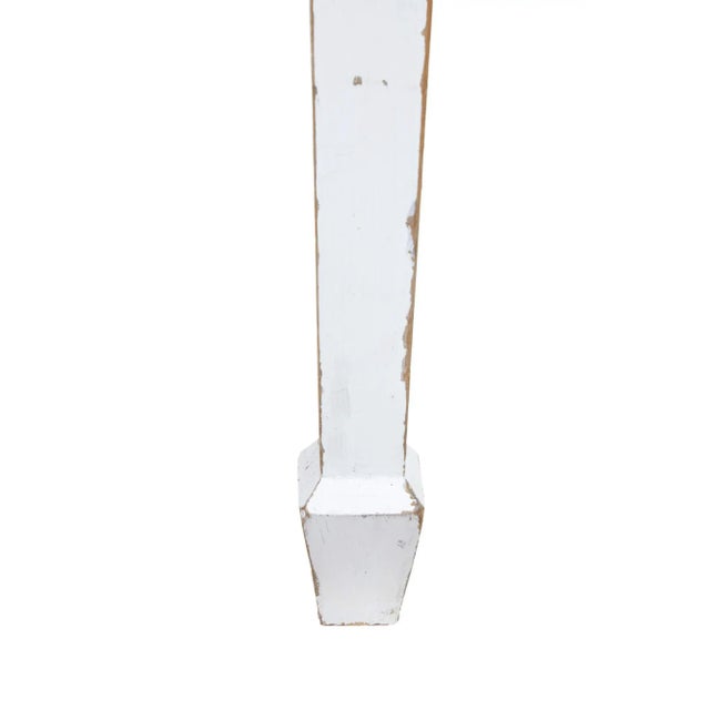 Large 19th Century Swedish Painted Pine Kitchen Table, 1890s For Sale - Image 4 of 10