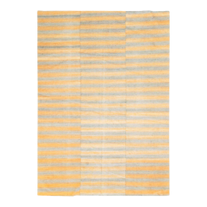 Galerie Shabab Collection Mid-20th Century Handmade Turkish Striped Flat-Weave Kilim Accent Rug