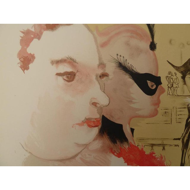 Marceau Gautier, known as CORELLI (1913-1989) The Carnival of Venice Original color lithograph Signed in pencil On Arches...
