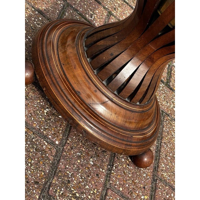 Victorian Walnut Peat Bucket For Sale - Image 4 of 9