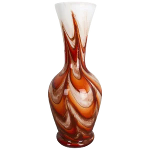 Large Vintage Pop Art Opaline Florence Vase