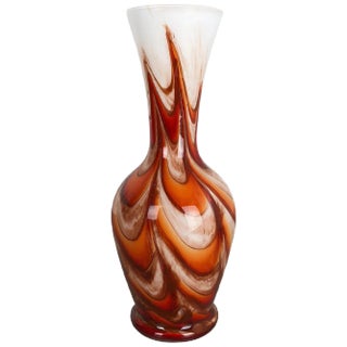 Large Vintage Pop Art Vase from Opaline Florence, 1970s For Sale