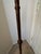 1940s Style French Brutalist floor lamp. It is crafted from forged wrought iron and is characterized by its distinctive...