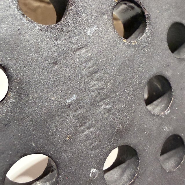 Black Jens Quistgaard Cast Iron Candle Holder Dansk Moon Crater For Sale - Image 8 of 8